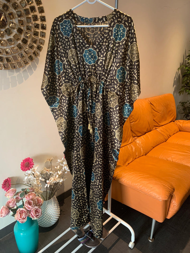 Mashru silk Kaftan - SHIVKA