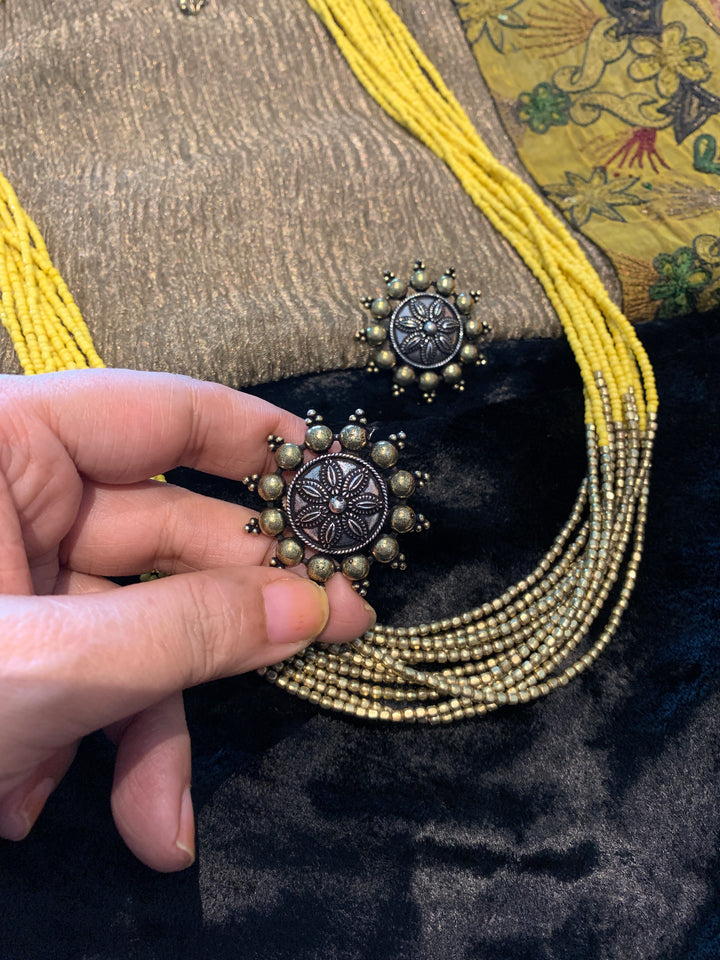 Antique Necklace with Studs