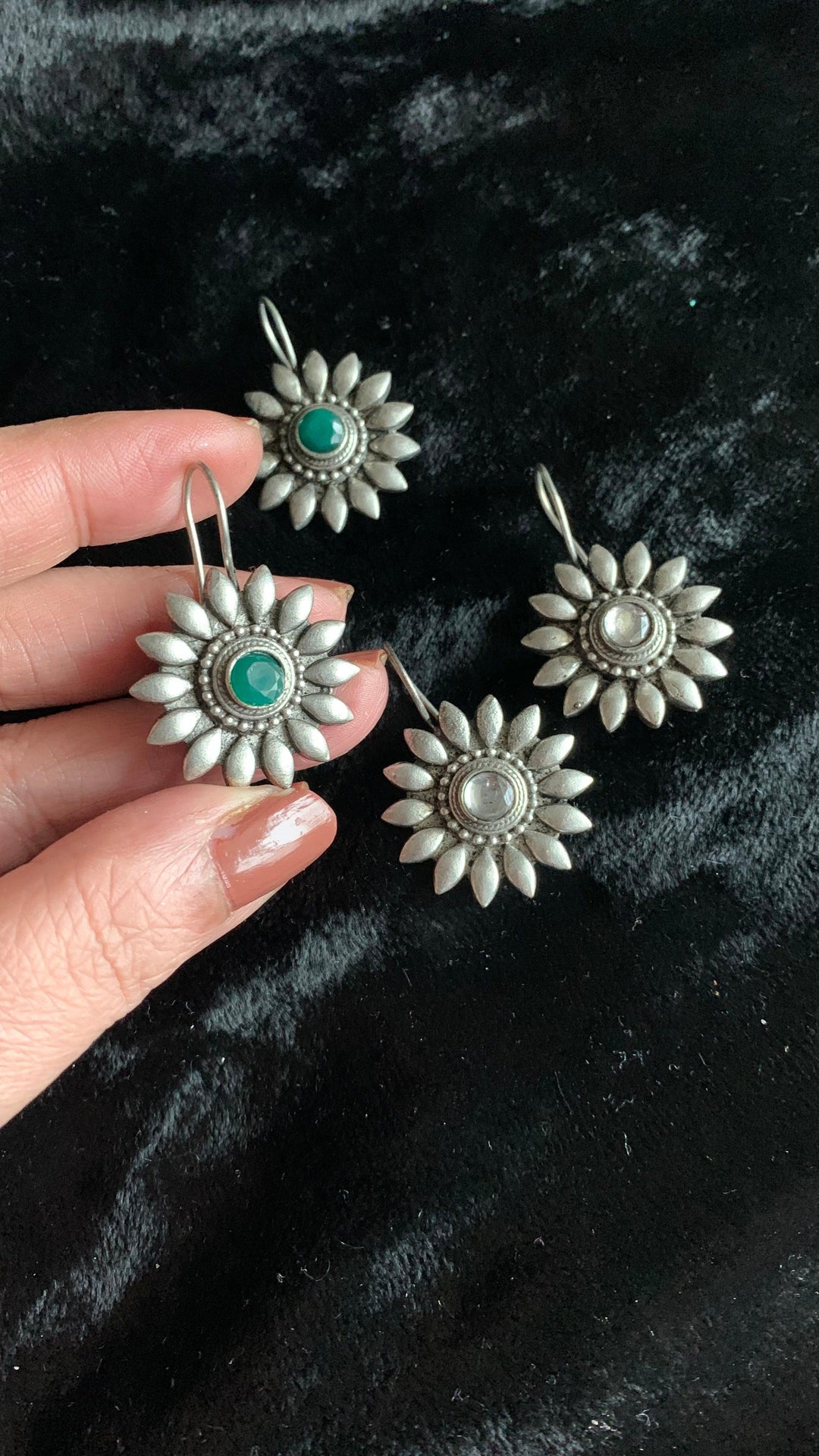 Stone Earrings - SHIVKA