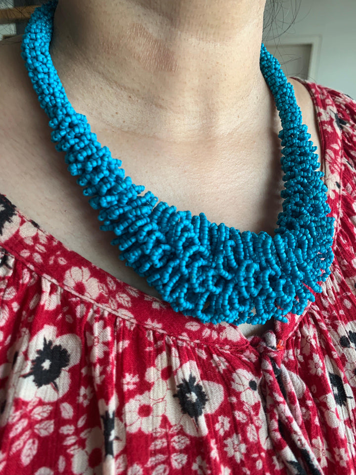 Firoza Beaded Necklace - SHIVKA