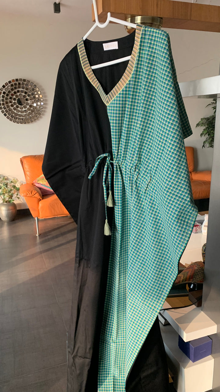 Designer Half and Half Cotton Kaftan