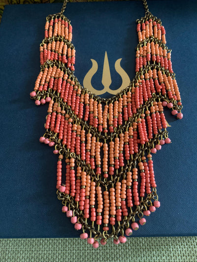 Multi-storey Beaded Necklace - SHIVKA