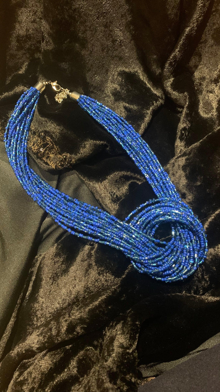 Knotty Beaded Necklace - SHIVKA