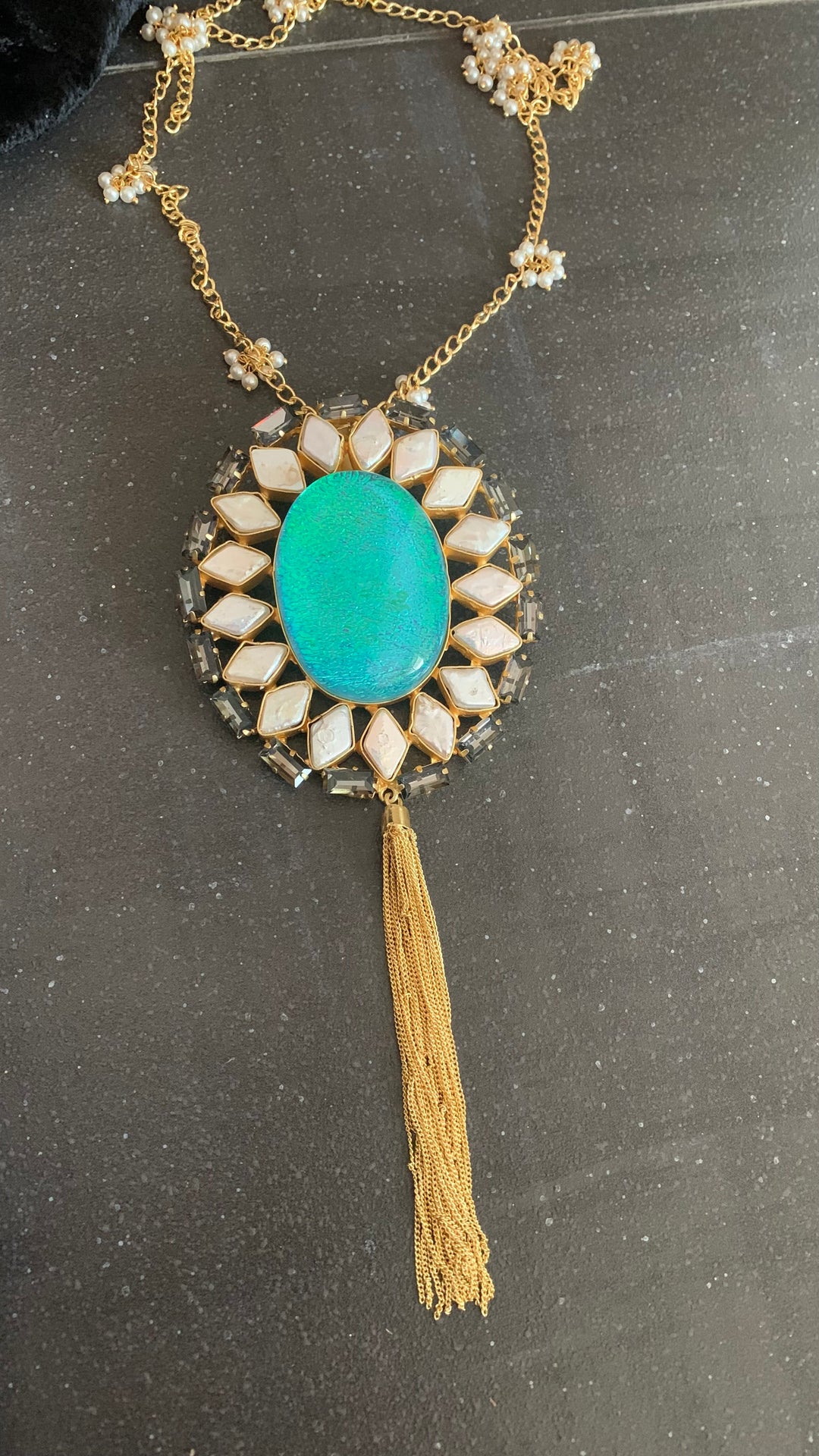 Designer Gemstones Pendant Necklace