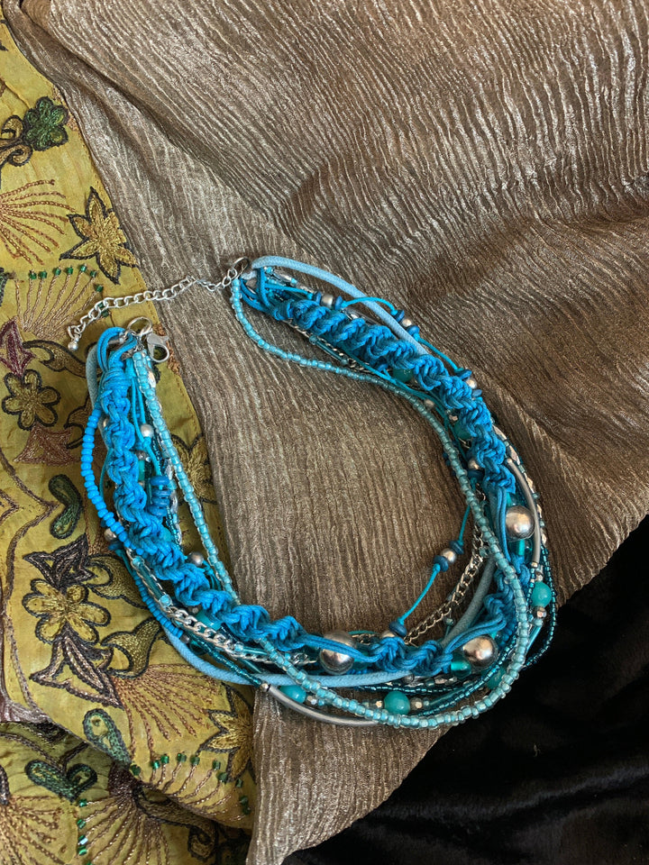 Statement Beaded Necklace - SHIVKA