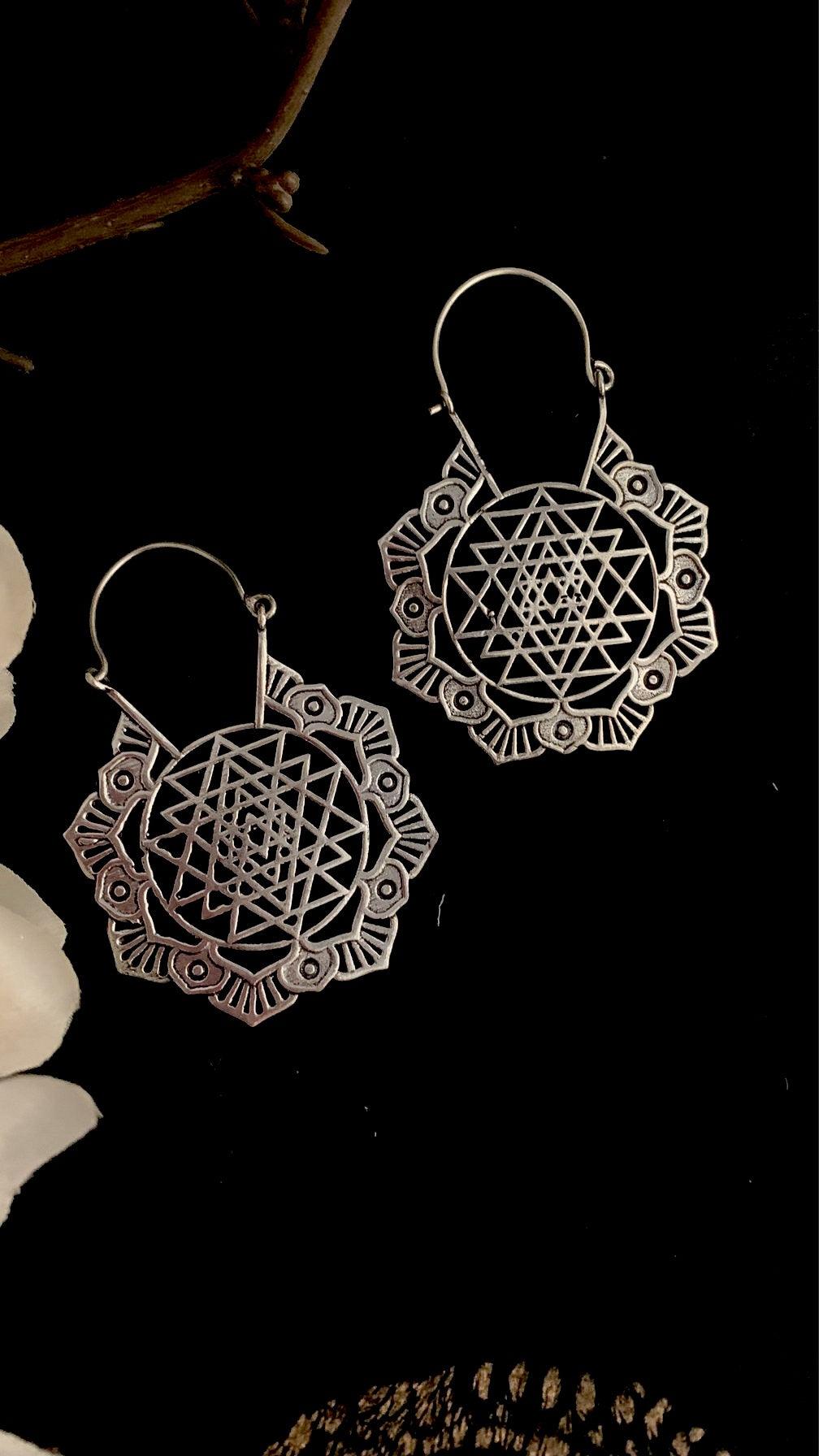 Mesh Hoop Earrings - SHIVKA