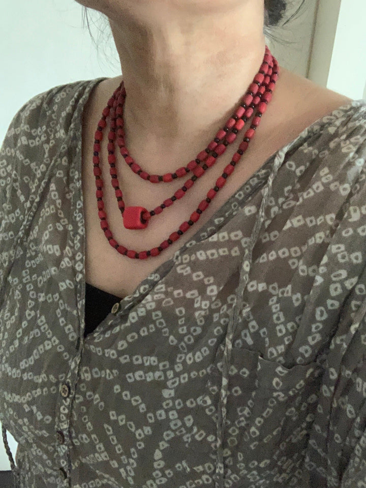 Trendy Beaded Necklace - SHIVKA