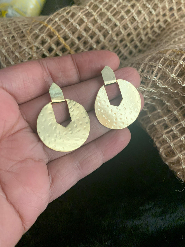 Statement Disc Studs - SHIVKA