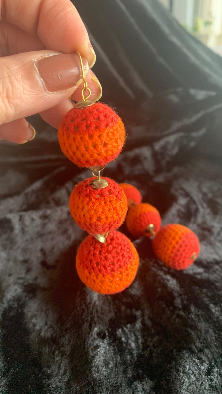 Stylish Crochet Long Danglers - SHIVKA