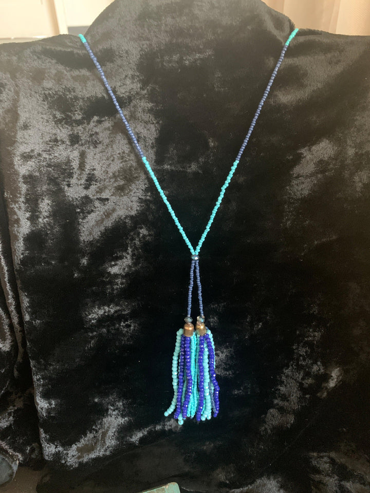Style Tasseled Long Necklace - SHIVKA