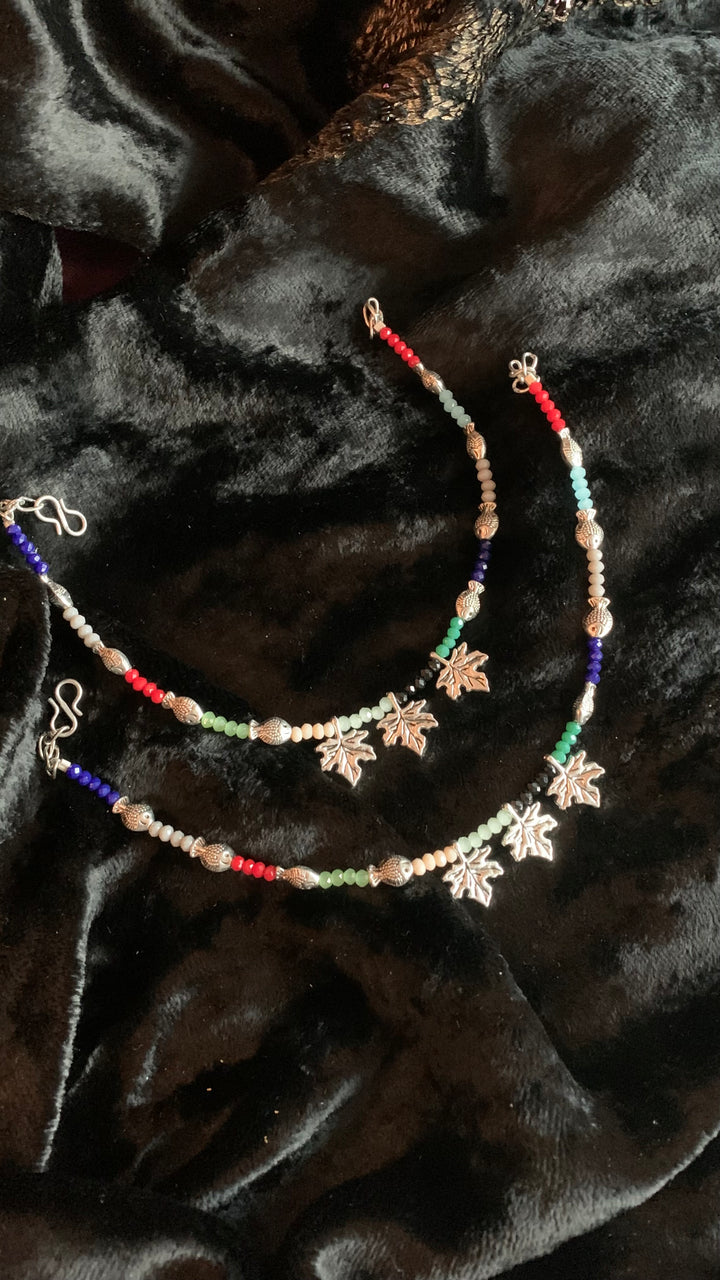 Beautiful Leaves Anklets