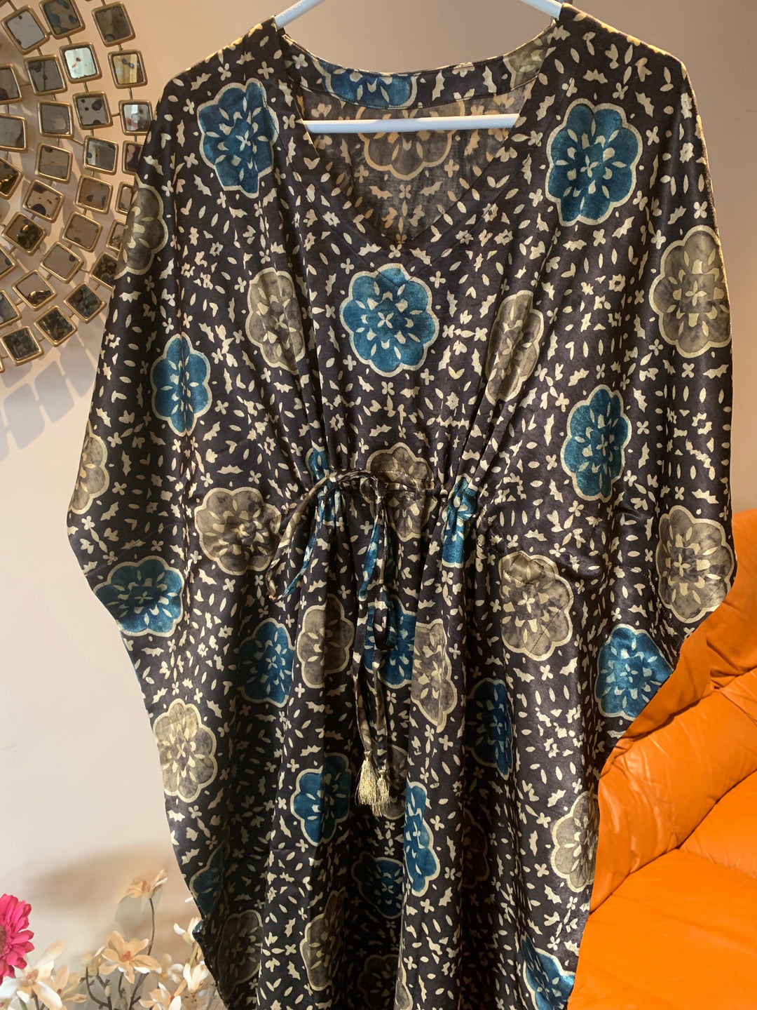 Mashru silk Kaftan - SHIVKA