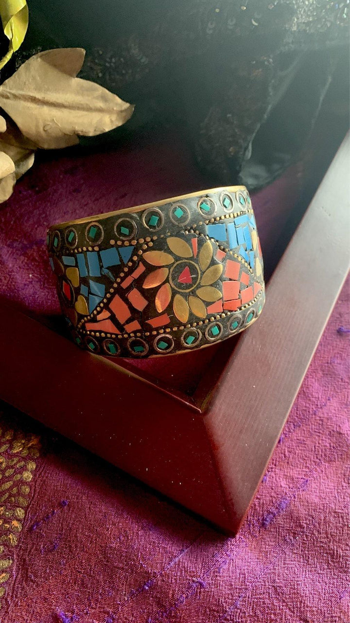 Statement Brass Cuff - SHIVKA