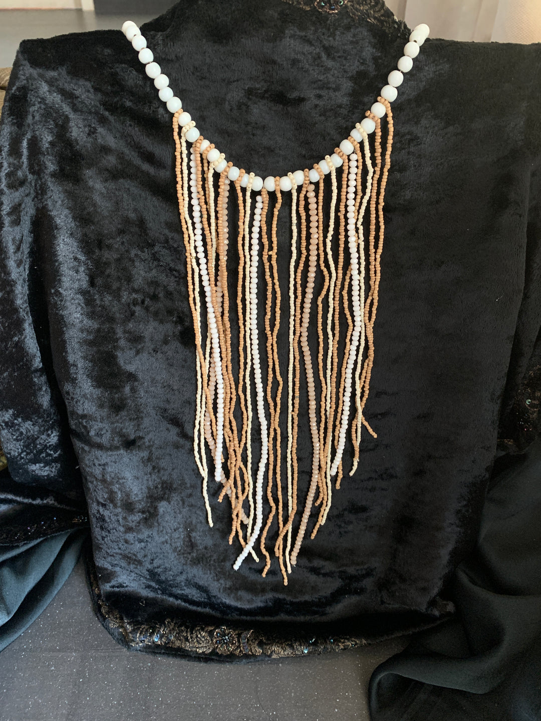 Designer Tasseled Long Necklace