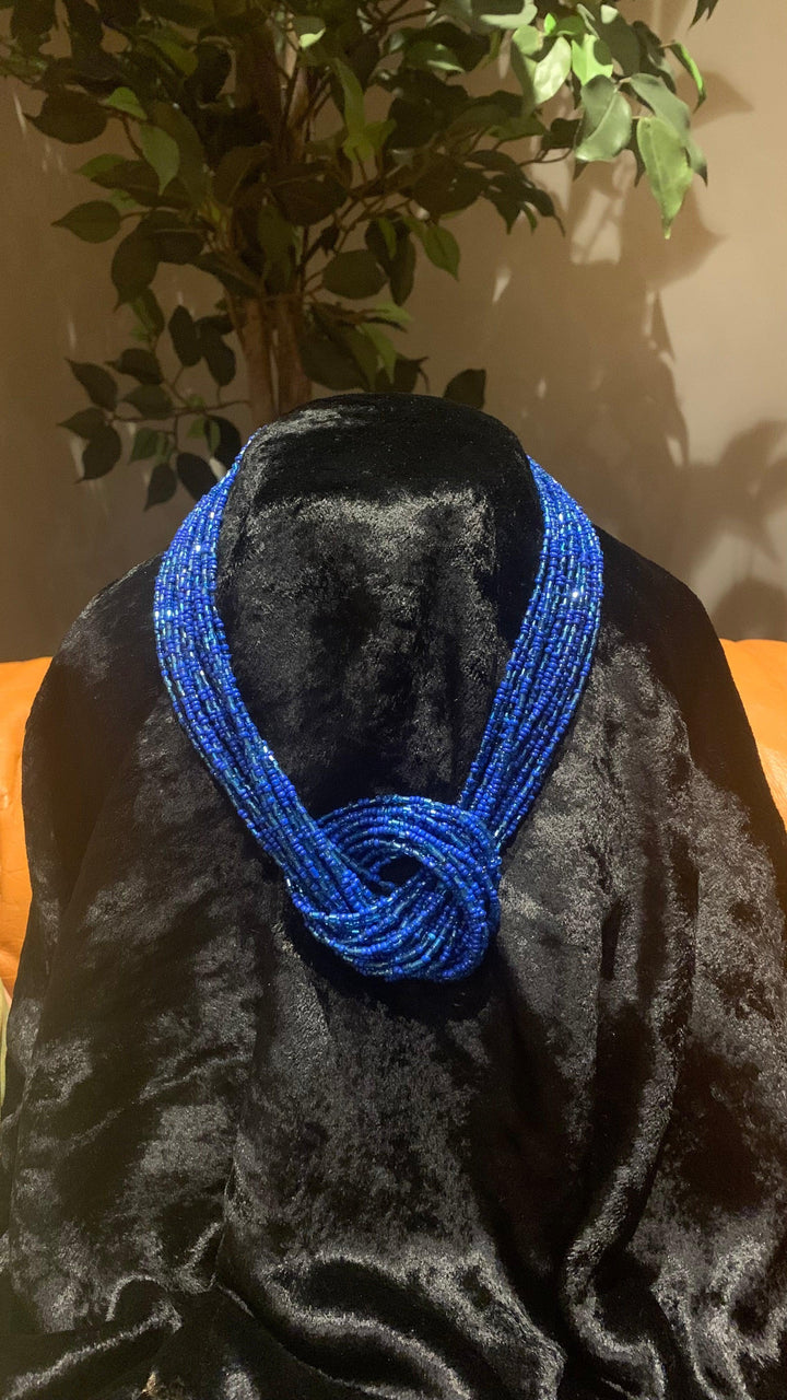 Knotty Beaded Necklace - SHIVKA