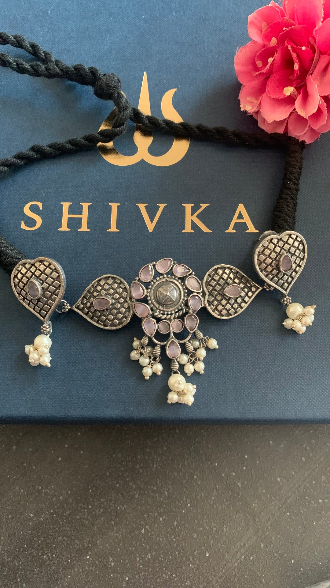 Beautiful Antique Choker with Earrings