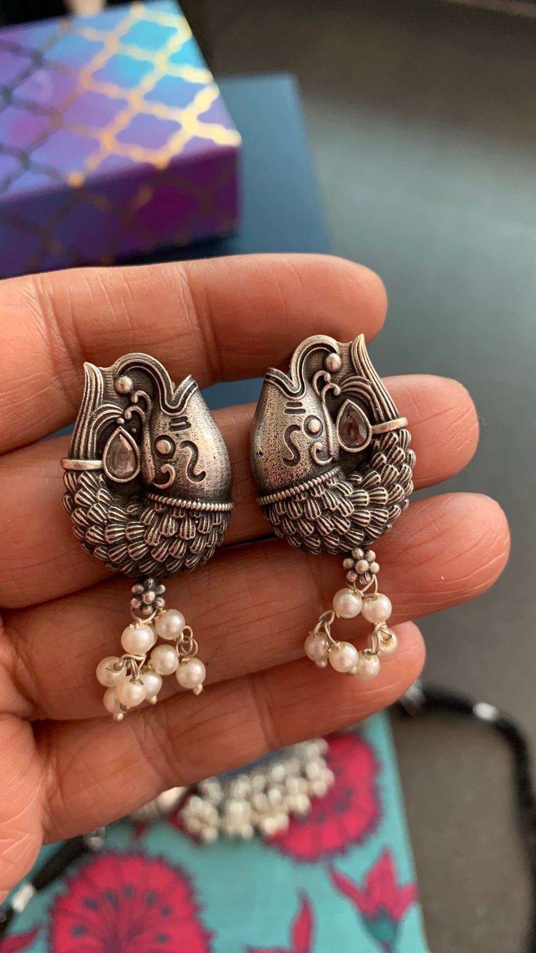 Beautiful Fish Designer Choker with Earrings