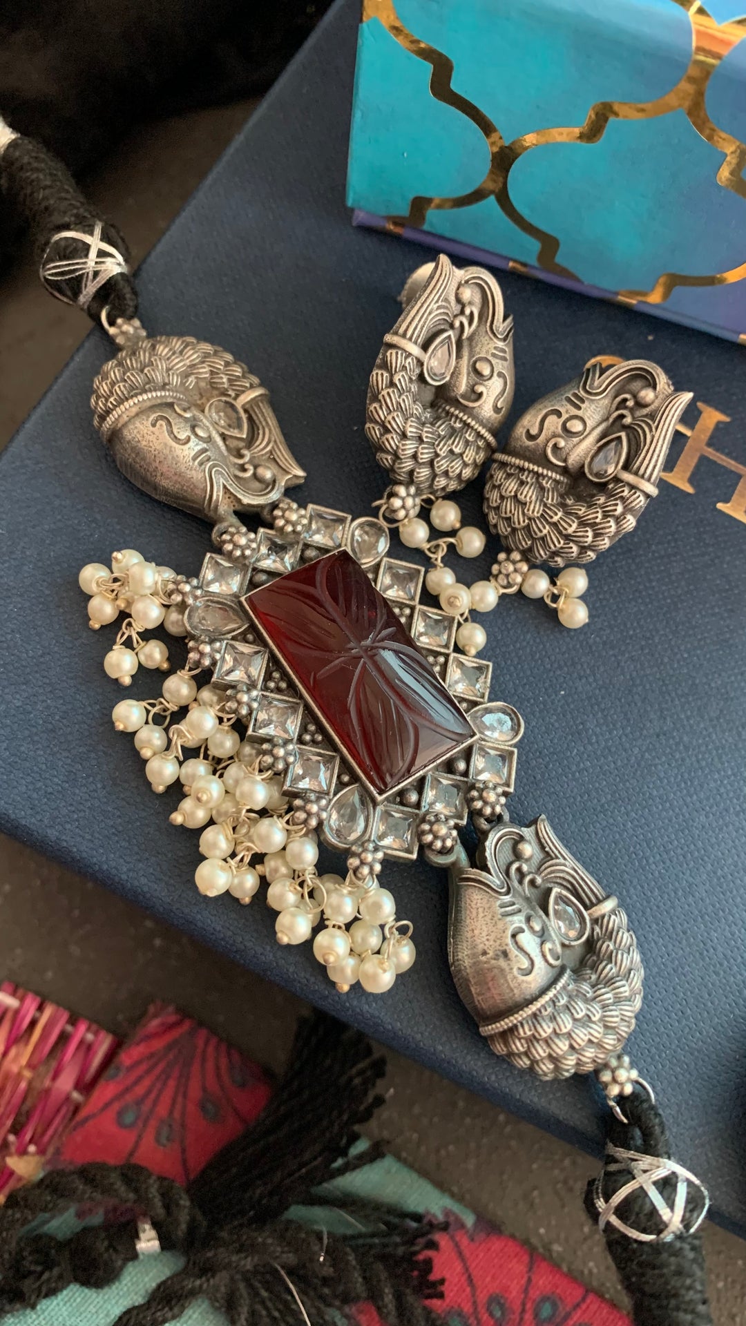 Beautiful Fish Designer Choker with Earrings