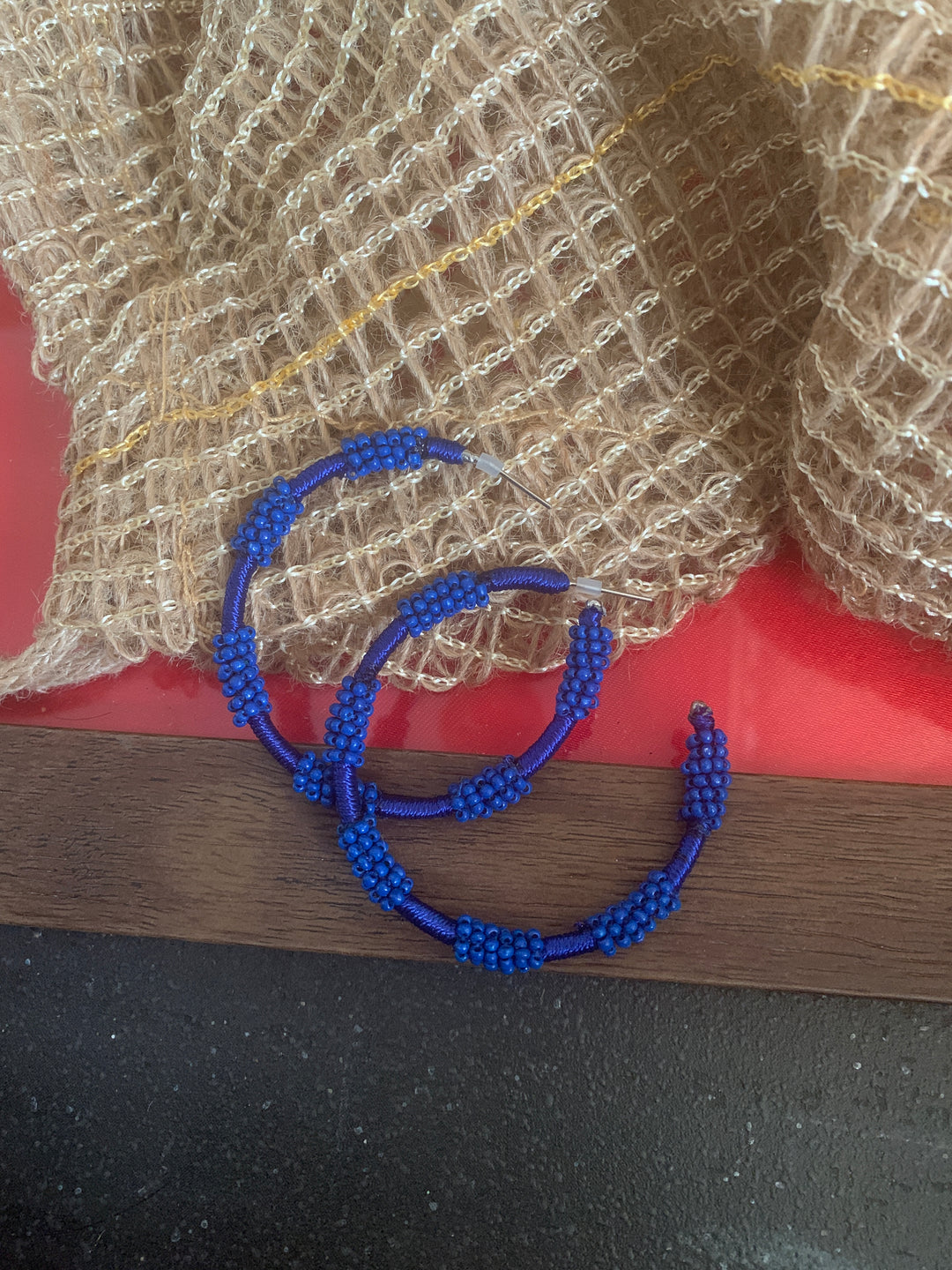 Classic Beaded Hoops