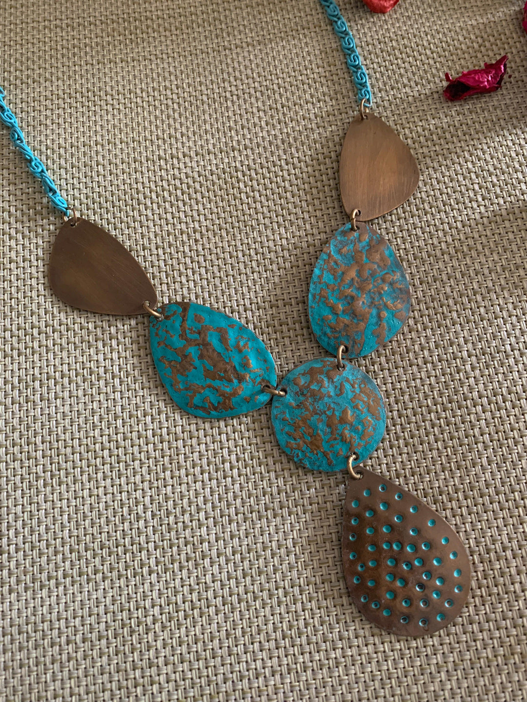Turquoise Statement Necklace - SHIVKA