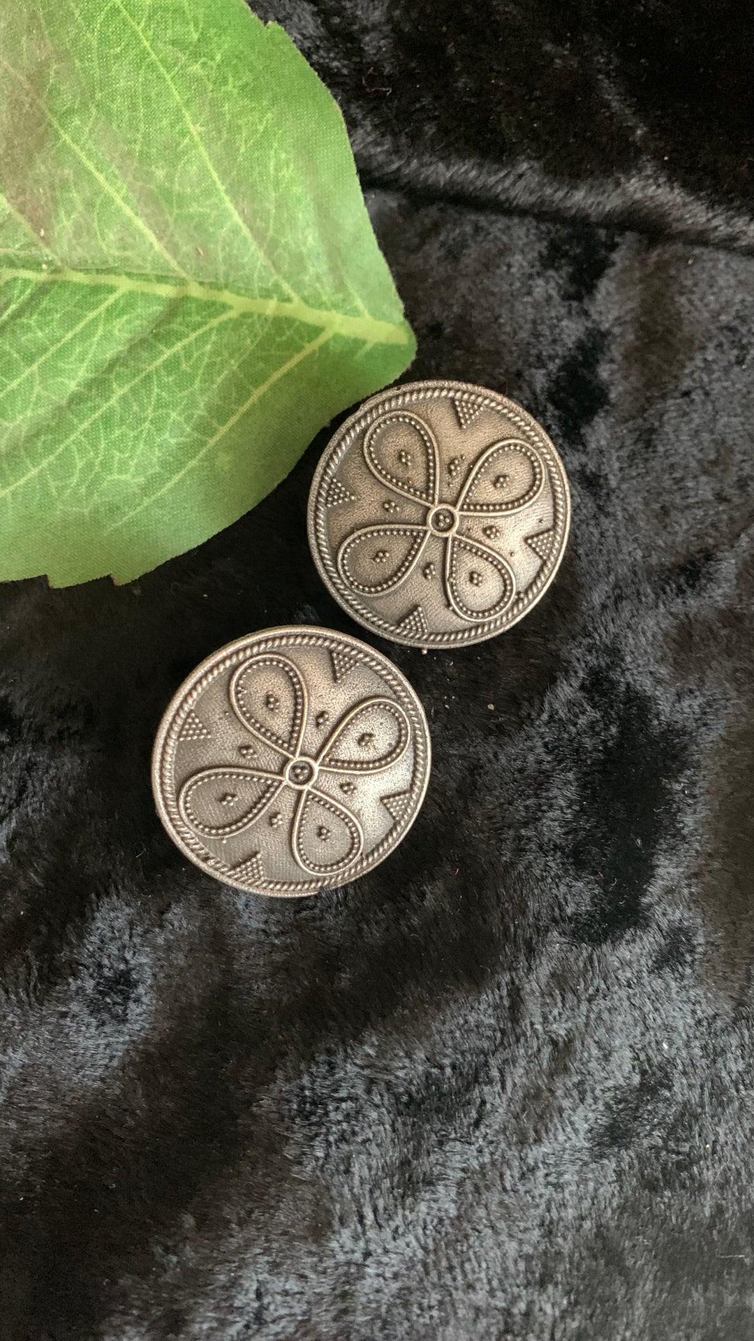 Elegant Carved Studs