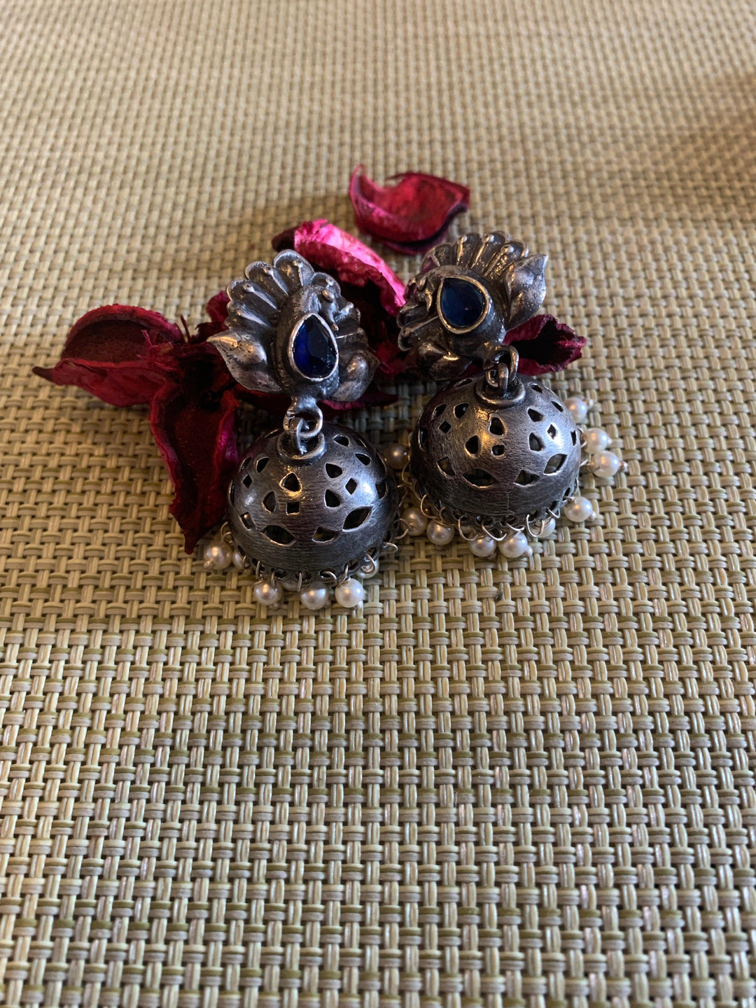 Traditional Peacock Jhumkis - SHIVKA