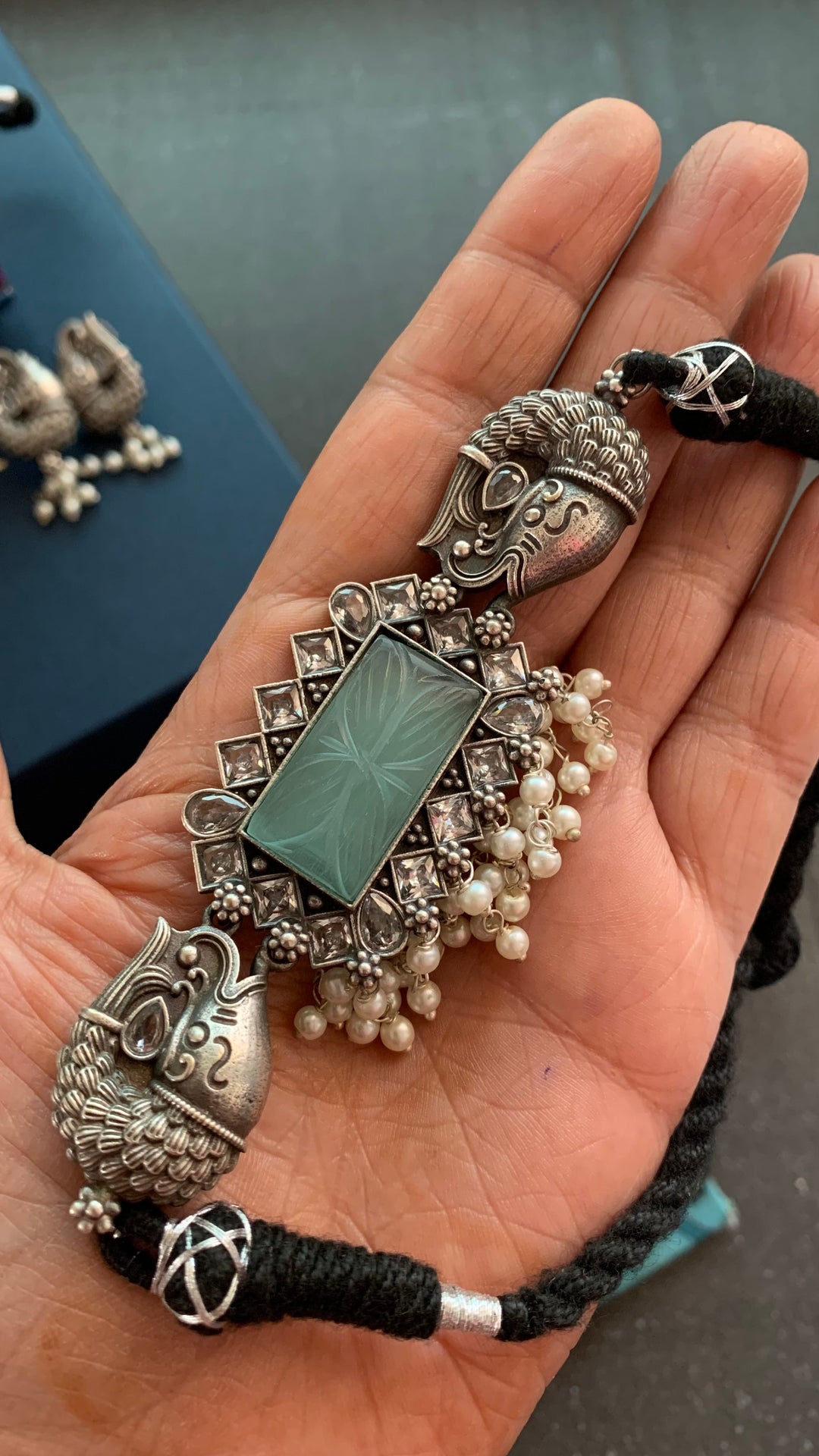 Beautiful Fish Designer Choker with Earrings