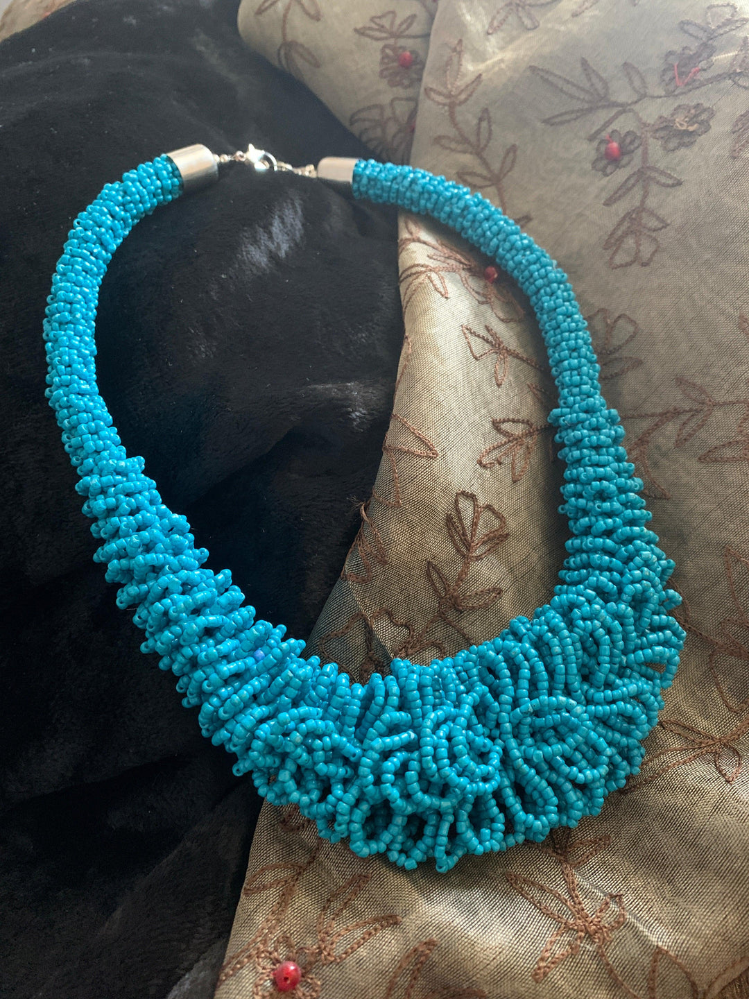 Firoza Beaded Necklace - SHIVKA