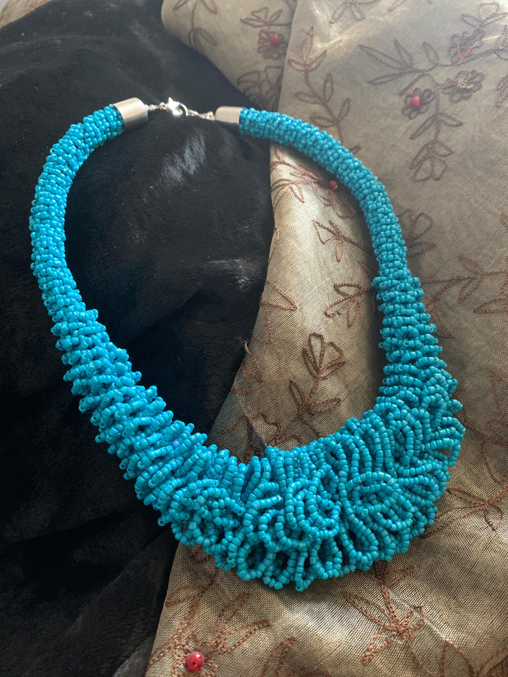 Firoza Beaded Necklace - SHIVKA