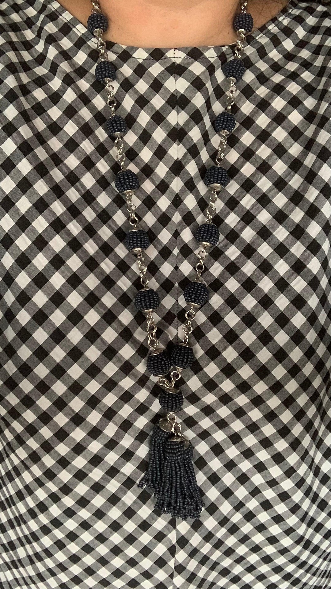 Tasseled Long Necklace - SHIVKA