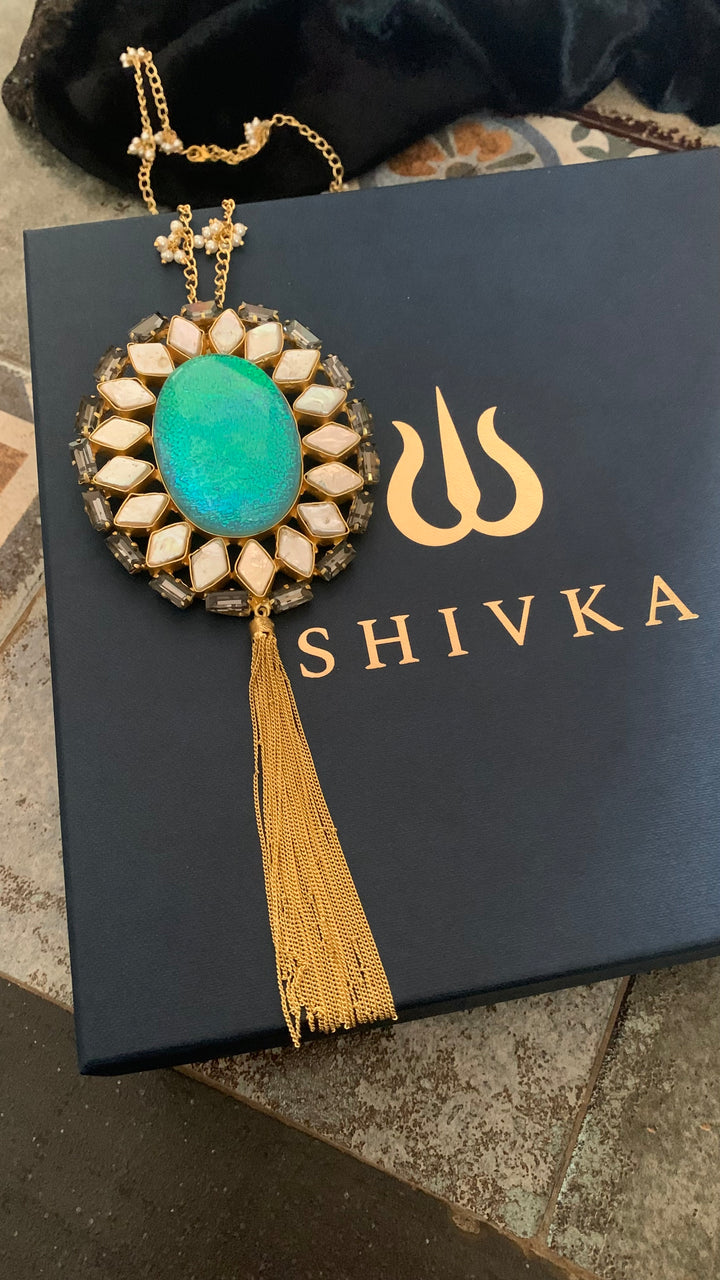 Designer Gemstones Pendant Necklace