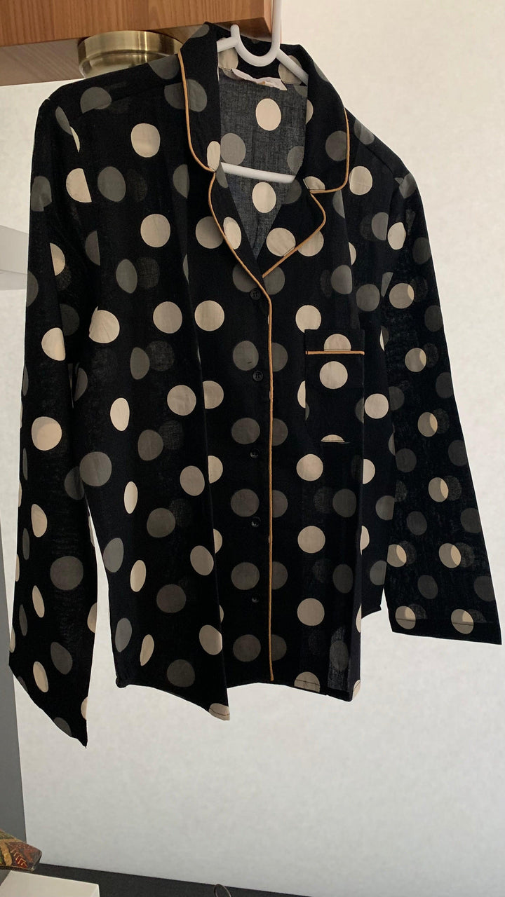 Polka Dots Night Suit - SHIVKA