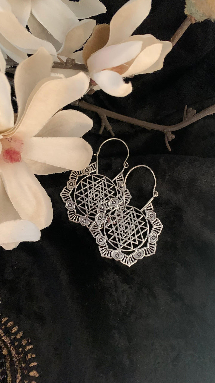 Mesh Hoop Earrings - SHIVKA
