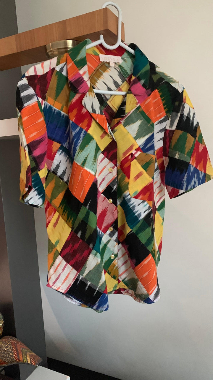 Stylish Patchwork Night Suit - SHIVKA