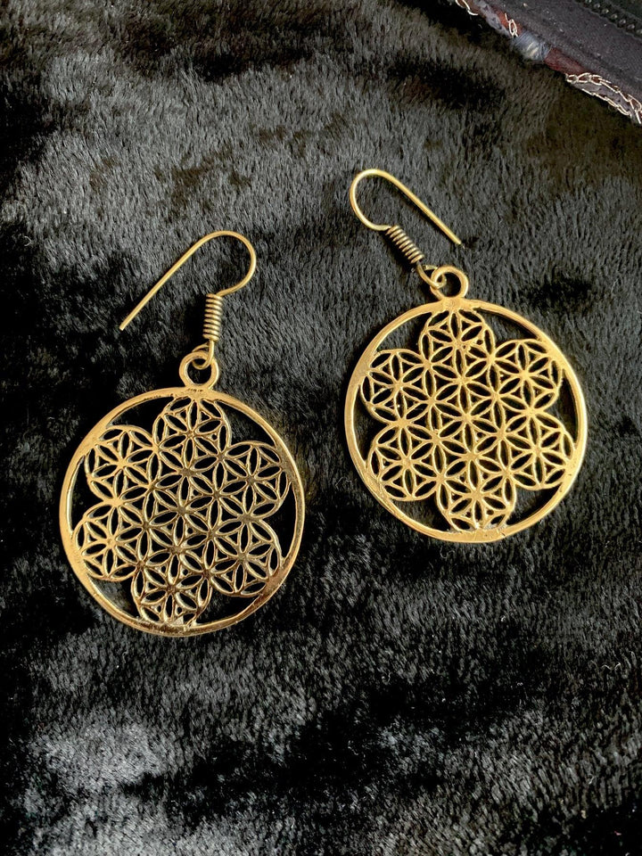 Mesh Hoop Danglers - SHIVKA