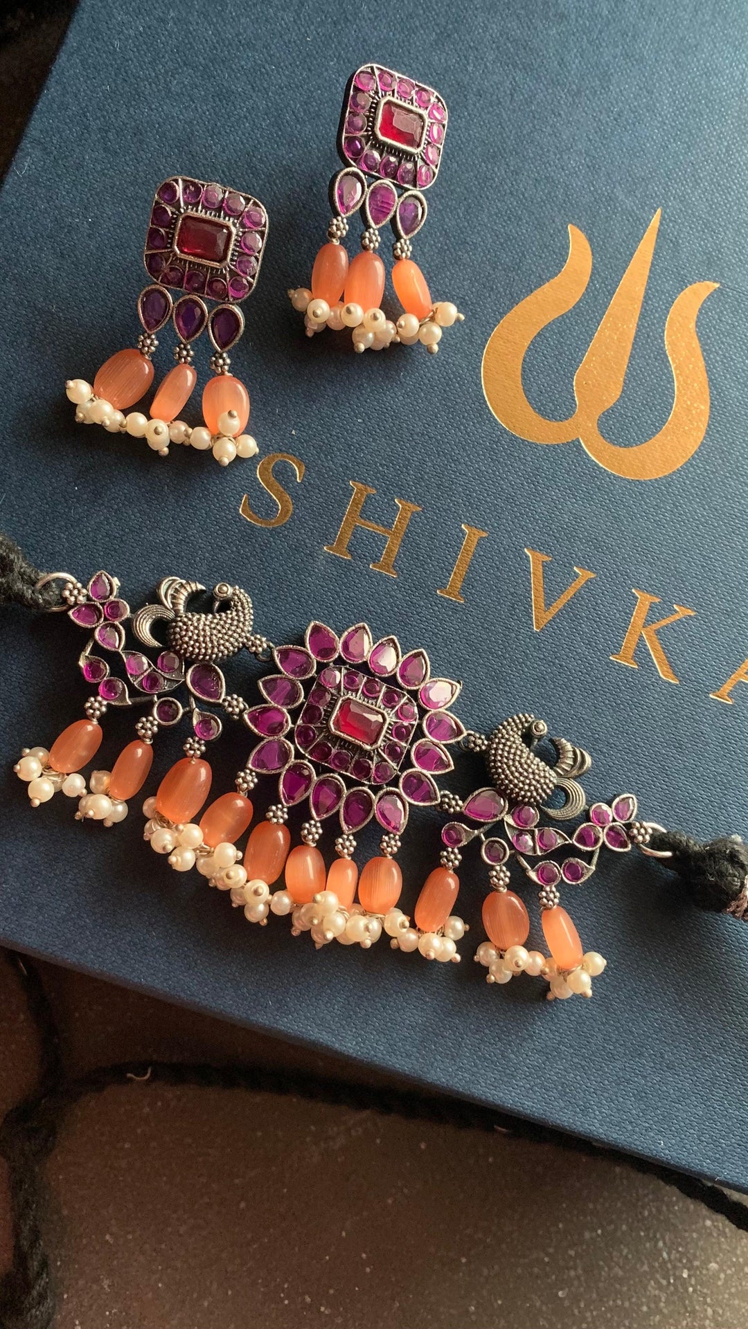 Monalisa Choker with Earrings - SHIVKA