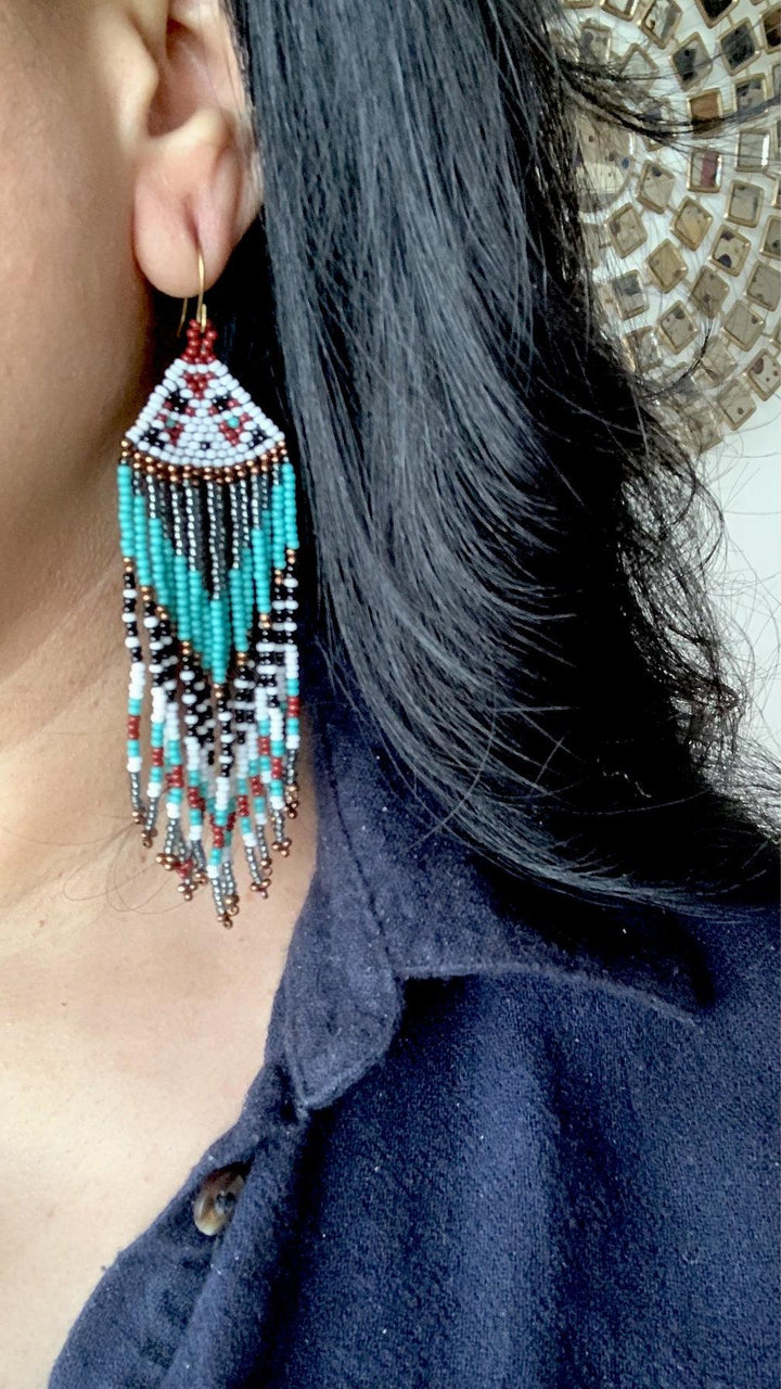 Stylish Boho Beaded Earrings - SHIVKA